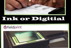 Ink or Digital Fingerprinting